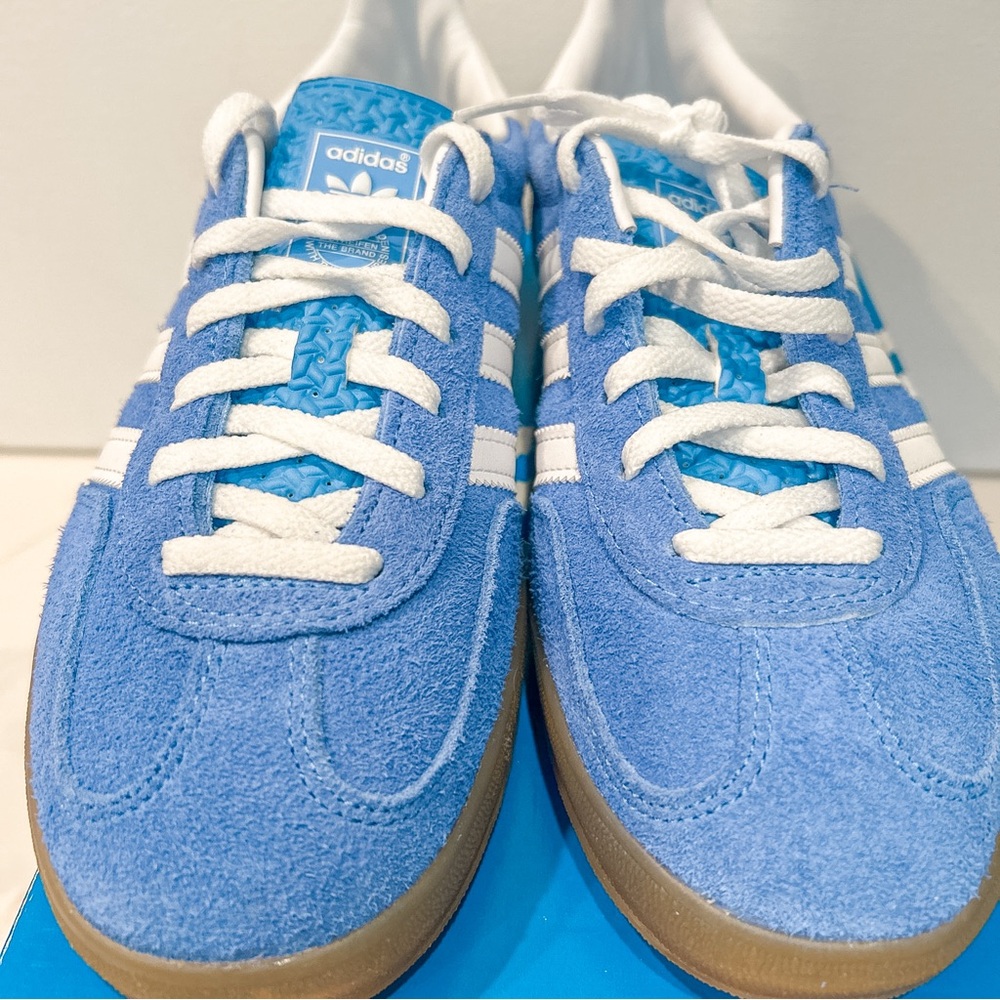 Adidas Originals Gazelle Indoor Blue Fusion HQ8717 Shoes Sneakers Samba W7.5 M6 - Picture 10 of 11
